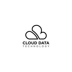 Cloud Data Logo Design