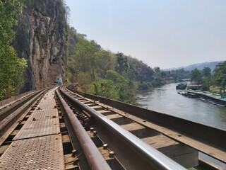 railway in the mountains