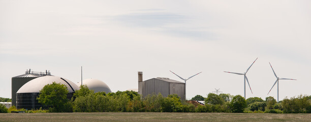 Biogasanlage zur Stromerzeugung und Energiegewinnung 