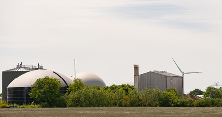 Biogasanlage zur Stromerzeugung und Energiegewinnung 