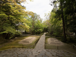 Jardines del Templo Honen-in, en Kioto, Japón