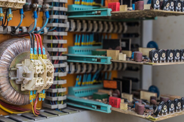 Old retro circuit board