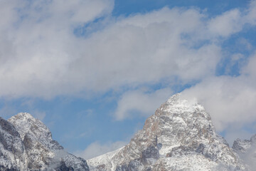 Scenic Landscape in the Tetons in Autumn