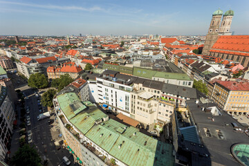 Fototapeta na wymiar Main city Munich