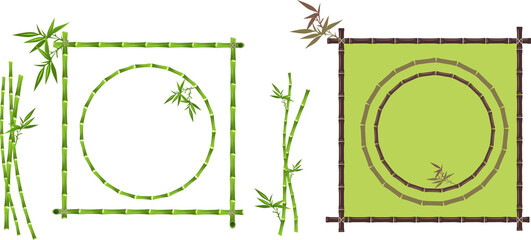 Bamboo  frame background