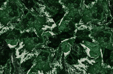 Verde Guatemala type of geometric marble background in deep green