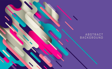 Abstract wallpaper design in modern style. Vector illustration.