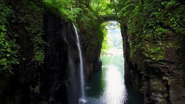 高千穂峡の真名井の滝