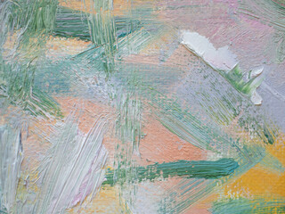 Pastel color abstract wallpaper. Beautiful colors texture background. Contemporary painting artwork.