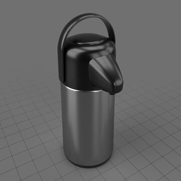 Vacuum flask with handle
