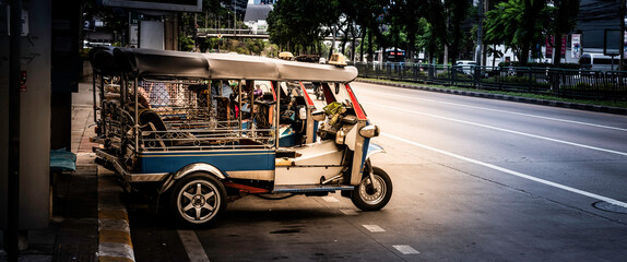 Tuk-tuk car in thailand
