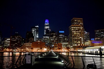 Fototapeta premium San Francisco night photography