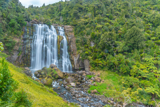 Marokopa Falls at New Zealand