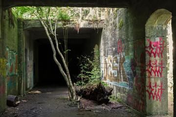 cave-in at an old munitions factory