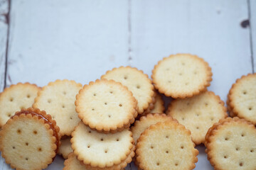 Biscuits with pineapple jam