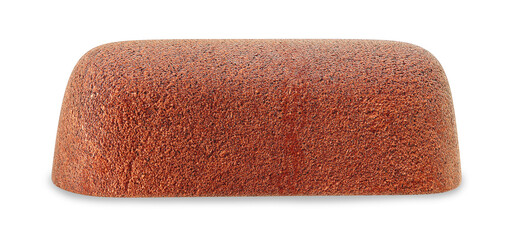 Sponge cocoa cake. isolated background. 3d illustration