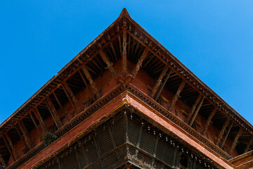 Obraz premium Ratnakar Mahavihara Buddhist Monastery in Patan Durbar Square, Nepal 
