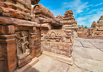 Pattadakal, also called Raktapura, is a complex of 7th and 8th century CE Hindu and Jain temples in...