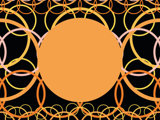 Colored circles on a black background.