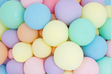 Fototapeta na wymiar texture of colorful balloons closeup