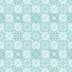 Embossed seamless background with delicate pattern...Texture as a background. Green texture.