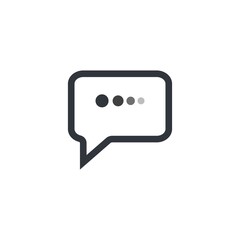 chat icon vector