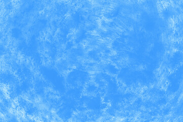 Ceramic background with paint brush strokes pattern, blue patchy background