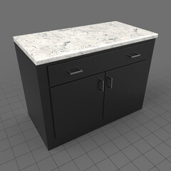 Modern lower kitchen cabinets with drawers