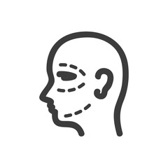 Plastic surgery icon