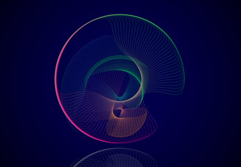 背景　模様　円形