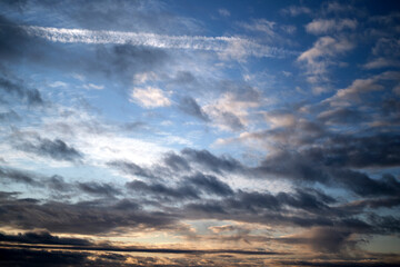 Fototapeta premium dramatic sky with clouds