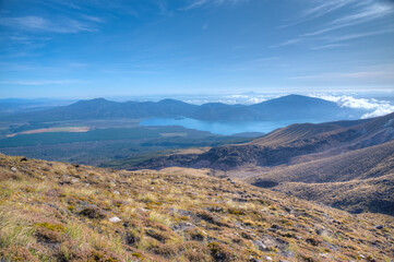 Lake rotoaira at New Zealand