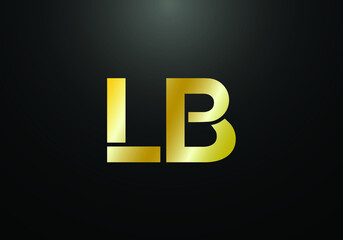 Initial Monogram Letter LB Logo Design Vector Template. L B Letter Logo Design 
