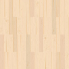 Fototapeta premium Seamless wooden parquet floor texture in light color from top view