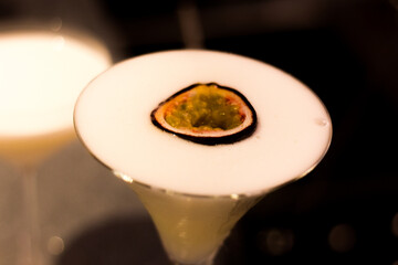 Passion fruit cocktail