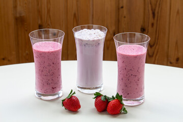 strawberry milk shake