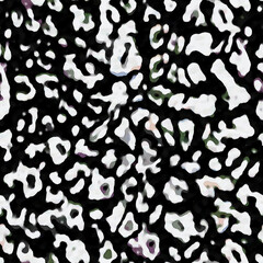 Creative art seamless pattern with different shapes and textures.Leopard pattern design. Collage. textile, website, background, wallpaper.