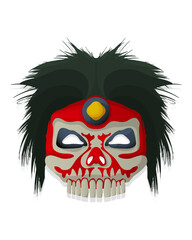 Vector tribal mask 17