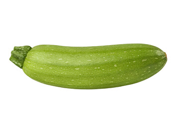Fresh courgettes zucchini isolated on white background