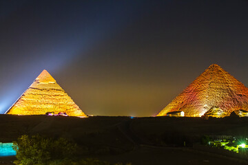Great Pyramid of Giza, UNESCO World Heritage site, Cairo, Egypt.