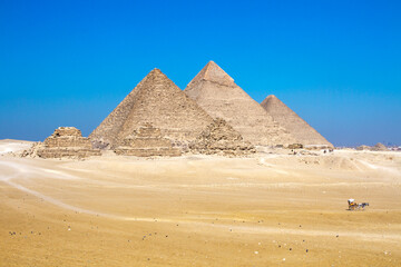 Great Pyramid of Giza, UNESCO World Heritage site, Cairo, Egypt.