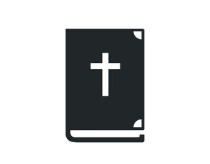 Bible icon. Bible book vector design.  