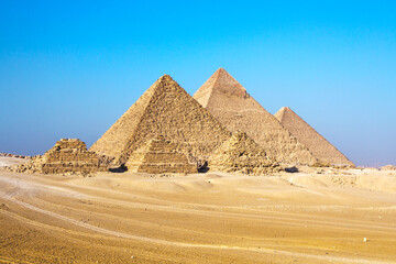 Great Pyramid of Giza, UNESCO World Heritage site, Cairo, Egypt.