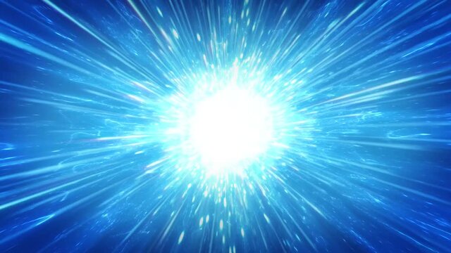Abstract Beautiful Supernova Fireworks/ 4k animation of an abstract starburst firework background with super light and glow fx