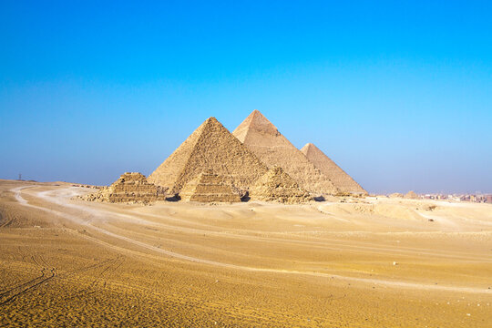 Great Pyramid of Giza, UNESCO World Heritage site, Cairo, Egypt.