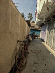 Fototapeta na wymiar Indian bicycles