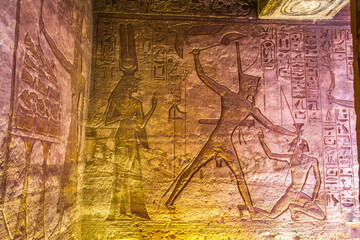 Abu Simbel temple, UNESCO World Heritage site, Aswan, Egypt.
