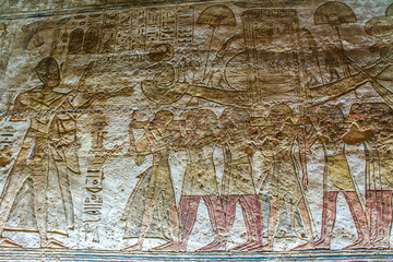 Abu Simbel temple, UNESCO World Heritage site, Aswan, Egypt.