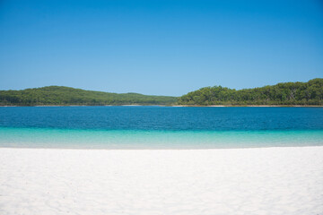 Lake Mckenzie is one of the most visited natural sites in Australia. It is famous for it's turquoise water and pure white sand.