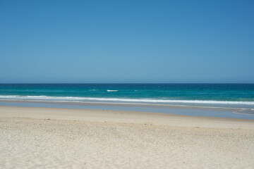 Pristine waters and sand of the Australian beaches.